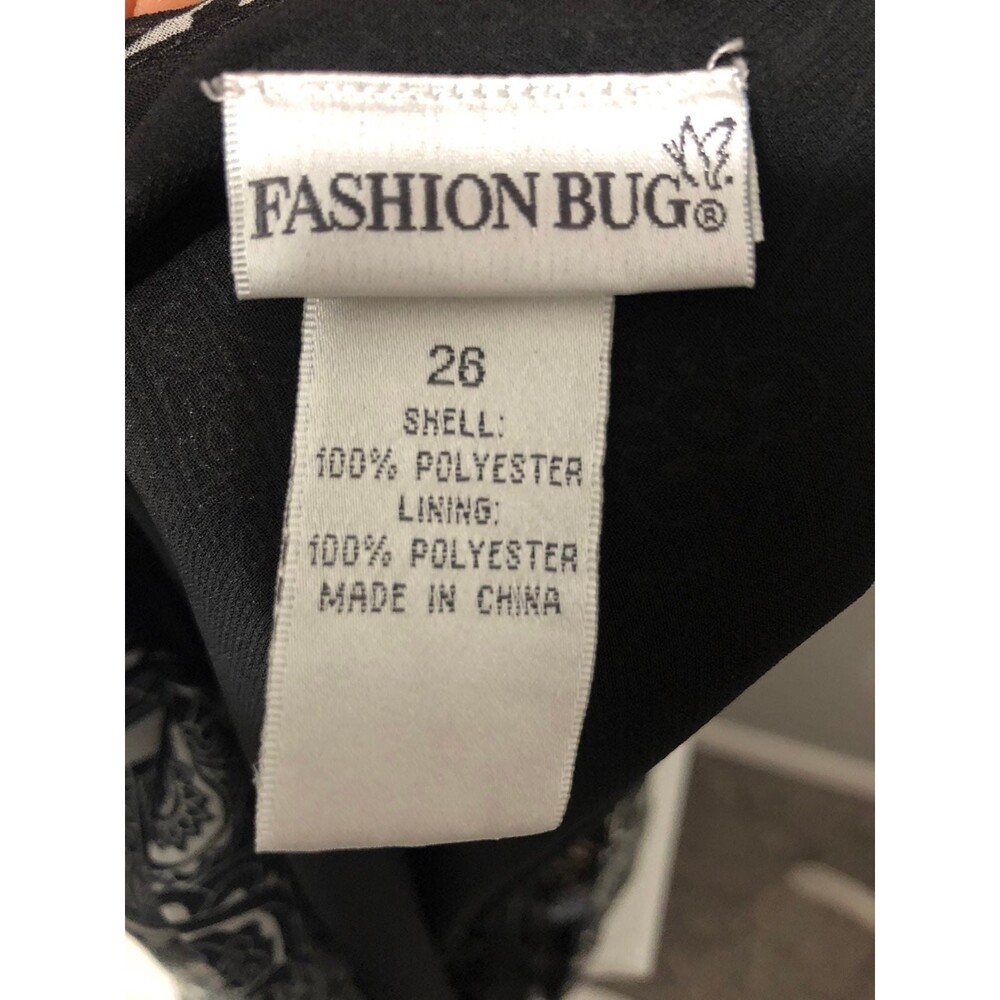 Fashion Bug Assymetrical Layered Flowy Paisley Print Blouse - Picture 6 of 6